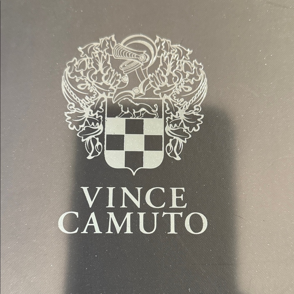 BNIB Vince Camuto Black Boots with Gold Accents - Picture 3 of 3